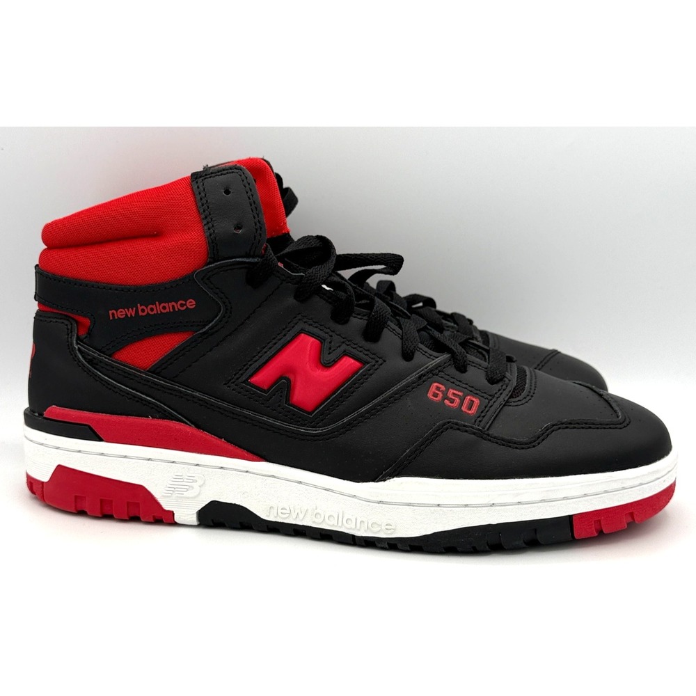 New Balance 650 Shoes Mens Size 11.5 D Red Black Outdoor BB650RBR